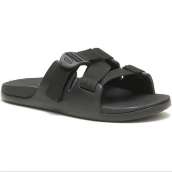 Chaco Other - Chaco Chillos Big Kids Sandal 4M Black Slides Adjustable Flip Flop Shoe‎ Kids 4